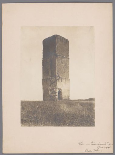 View of the old lighthouse of Oostvoorne