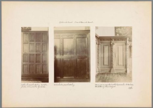 Three wall panelings