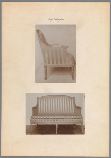 Chair and a matching bench