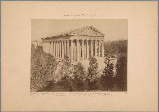 View of La Madeleine, Paris
