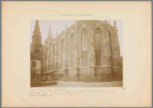 Exterior of the choir of St. Sebaldus Church in Nuremberg