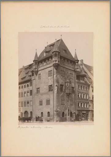 View of the Nassauer Haus in Nuremberg