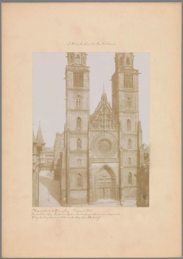 View of St. Lawrence's Church in Nuremberg