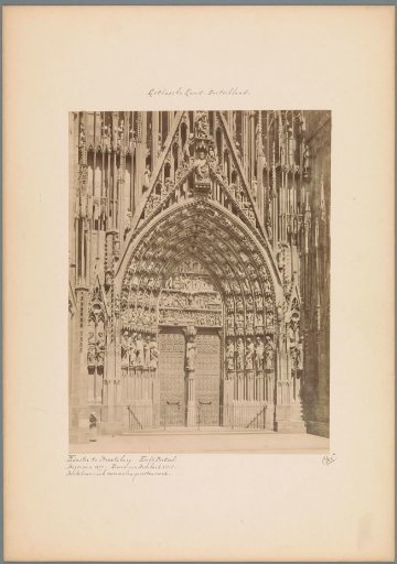 Portal of the Notre-Dame Cathedral in Strasbourg