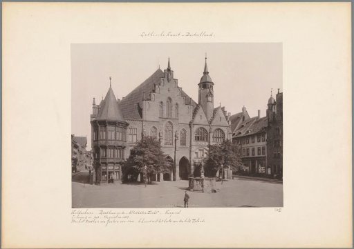 View of the town hall in Hildesheim