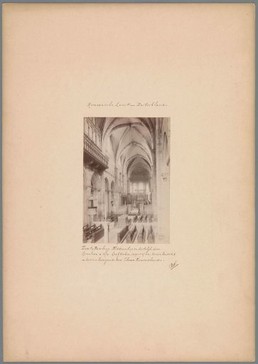 Interior of Bamberg Cathedral, with a view of the eastern choir