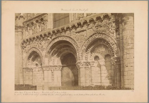 Portal of the church of Notre-Dame-la-Grande in Poitiers