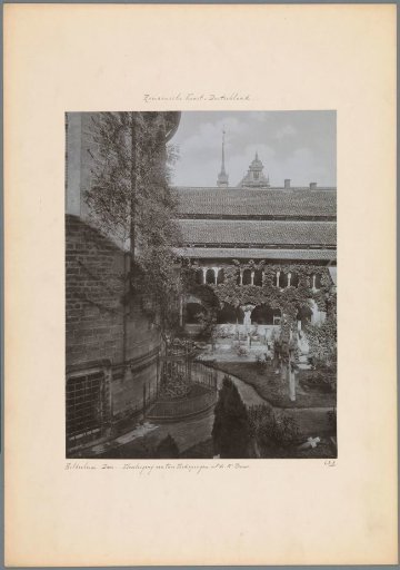 Cloister courtyard of the Cathedral of Hildesheim