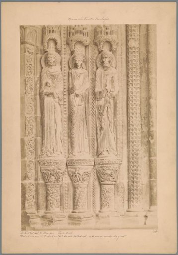 Sculptures on the south portal of Bourges Cathedral