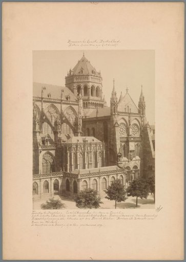 Part of the facade of Strasbourg Cathedral