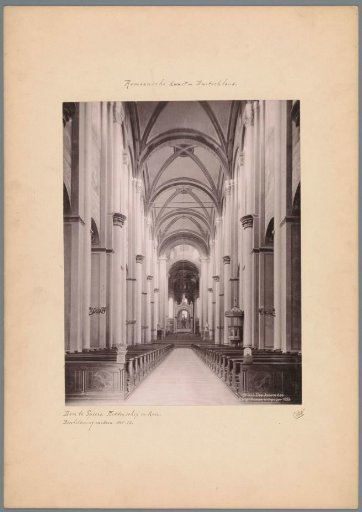 Interior of the Cathedral of Speyer, with a view of the choir