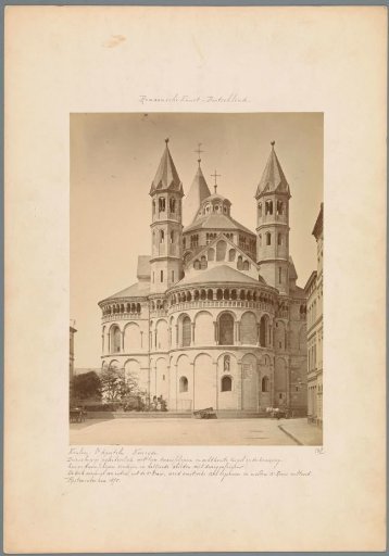 Exterior of the Apostelkirche in Cologne, viewed from the choir side