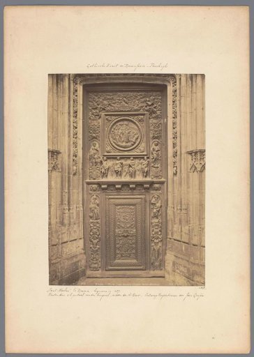 Door of Saint-Maclou in Rouen by Jean Goujon
