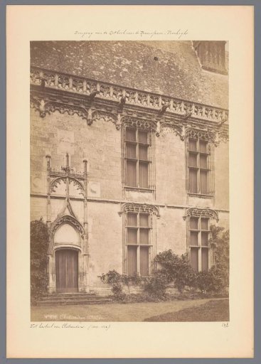 Facade of the Château of Châteaudun
