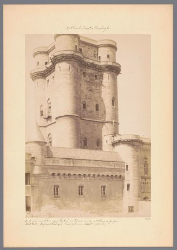 Exterior of the keep of the Château of Vincennes in Paris