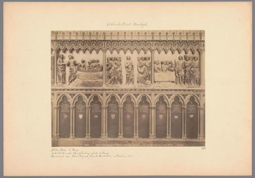 Part of a choir screen of Notre-Dame in Paris