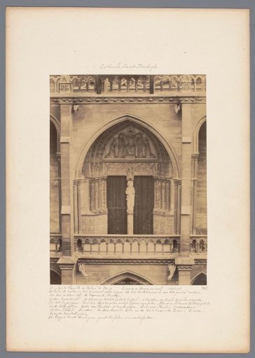 Upper Portal of the Sainte-Chapelle in Paris