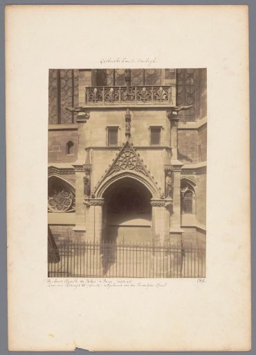 Portal of the Sainte-Chapelle in Paris
