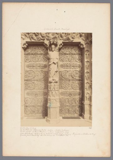 Door Portal of Notre-Dame in Paris