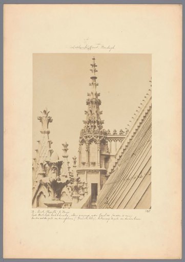Pinnacle on the Sainte-Chapelle in Paris