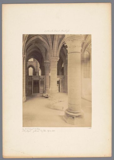Interior of a chapel in the Cathedral of Laon