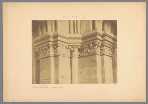 Pillar capital in Notre-Dame in Paris