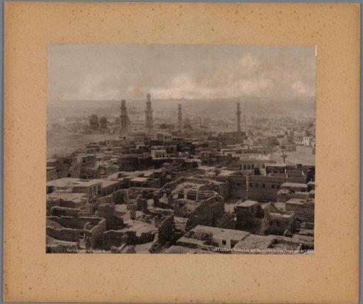 View of the tombs of the Mamluks at Cairo