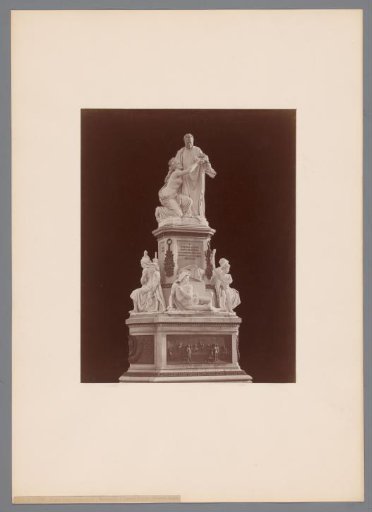 Monument to Camillo Cavour on the Piazza Carlo Emanuele II in Turin, Italy