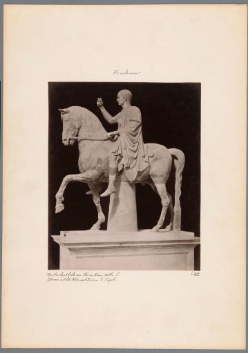 Equestrian statue of Marco Nonio Balbo