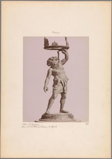 Lamp stand in the form of Silenus from Pompeii