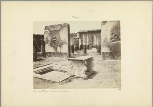 Interior of the Casa di Meleagro in Pompeii