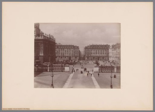View of the Piazza Castello in Turin, Italy