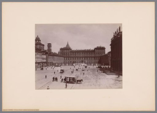 View of the Palazzo Reale in Turin, Italy
