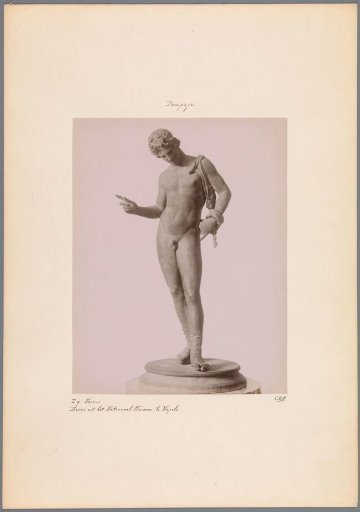 Bronze statue of Narcissus, from Pompeii