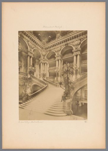Staircase in the Opéra Garnier in Paris
