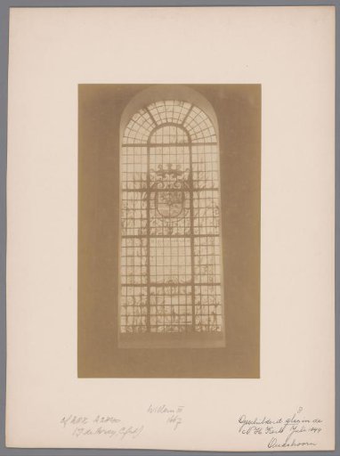 Painted window in the Oudshoorn Church at Oudshoorn