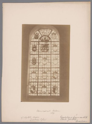 Painted window in the Oudshoorn Church at Oudshoorn