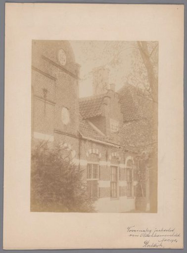 Facade of the Former Hunting Lodge of Oldenbarnevelt or Torenzicht at Poeldijk