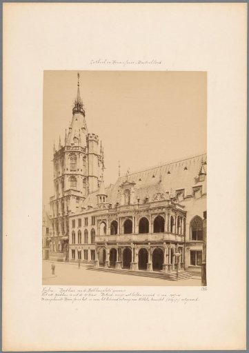View of the portal of the Cologne Town Hall