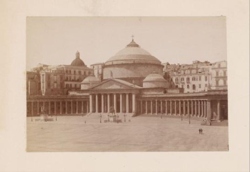 Royal and Papal Basilica of Saint Francis of Paola in Naples, Italy