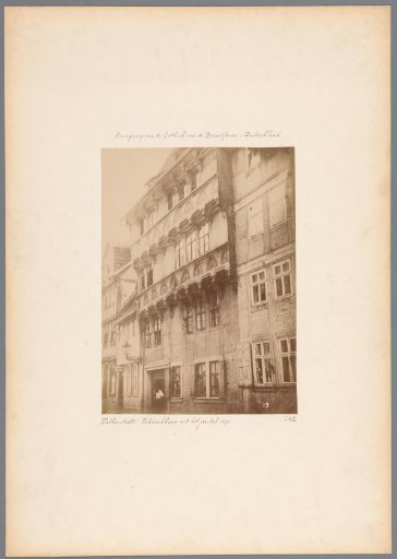 Half-timbered house in Halberstadt