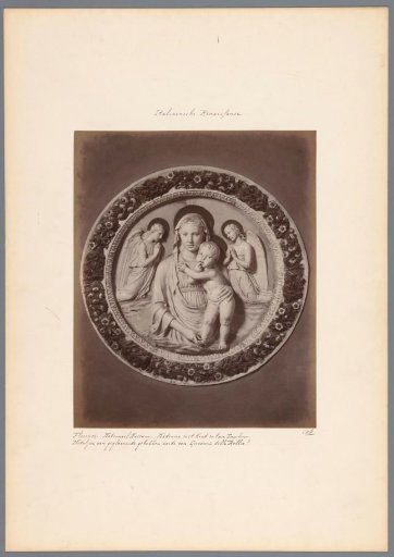 Medallion with Madonna and Child by Luca della Robbia