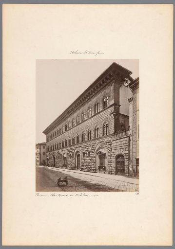 Facade of the Palazzo Medici-Riccardi in Florence