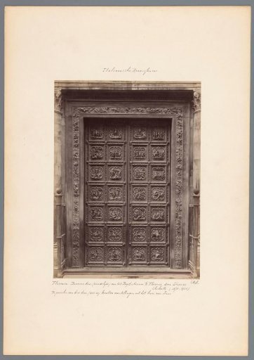 Bronze doors of the Baptistery in Florence