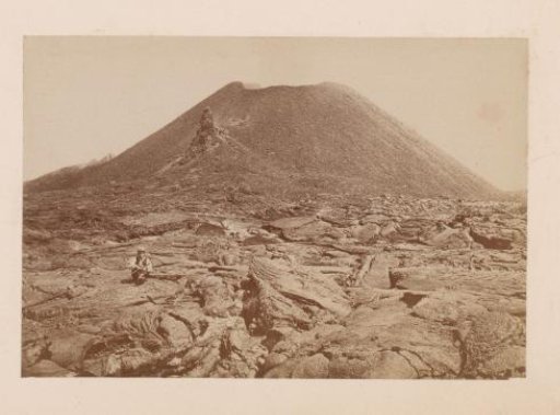 View of the crater of Mount Vesuvius, Italy