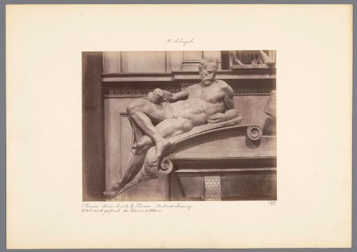Personification of Night on the tomb of Lorenzo de' Medici by Michelangelo in the Medici Chapels in Florence