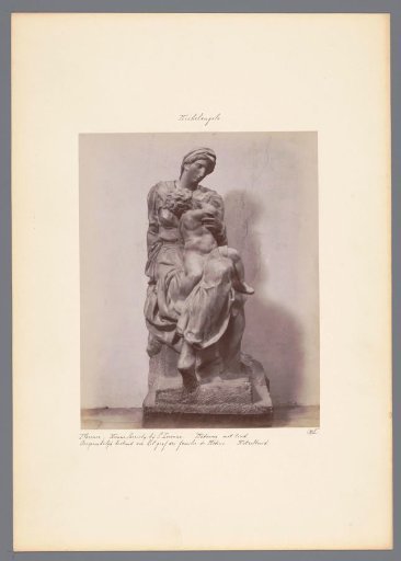 Madonna and Child by Michelangelo for the Sagrestia Nuova of the Basilica of San Lorenzo in Florence