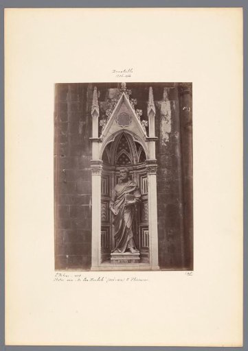 Sculpture of Saint Peter, probably by Donatello for Orsanmichele in Florence