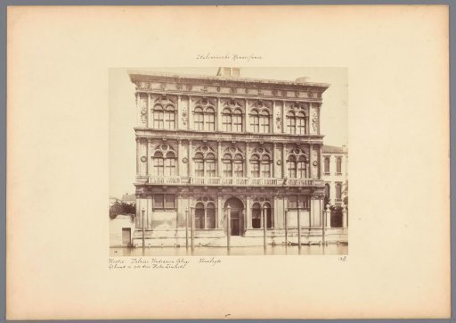 View of the Palazzo Vendramin-Calergi in Venice