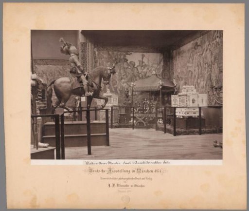 Display of artworks in the Bayerisches Nationalmuseum in Munich